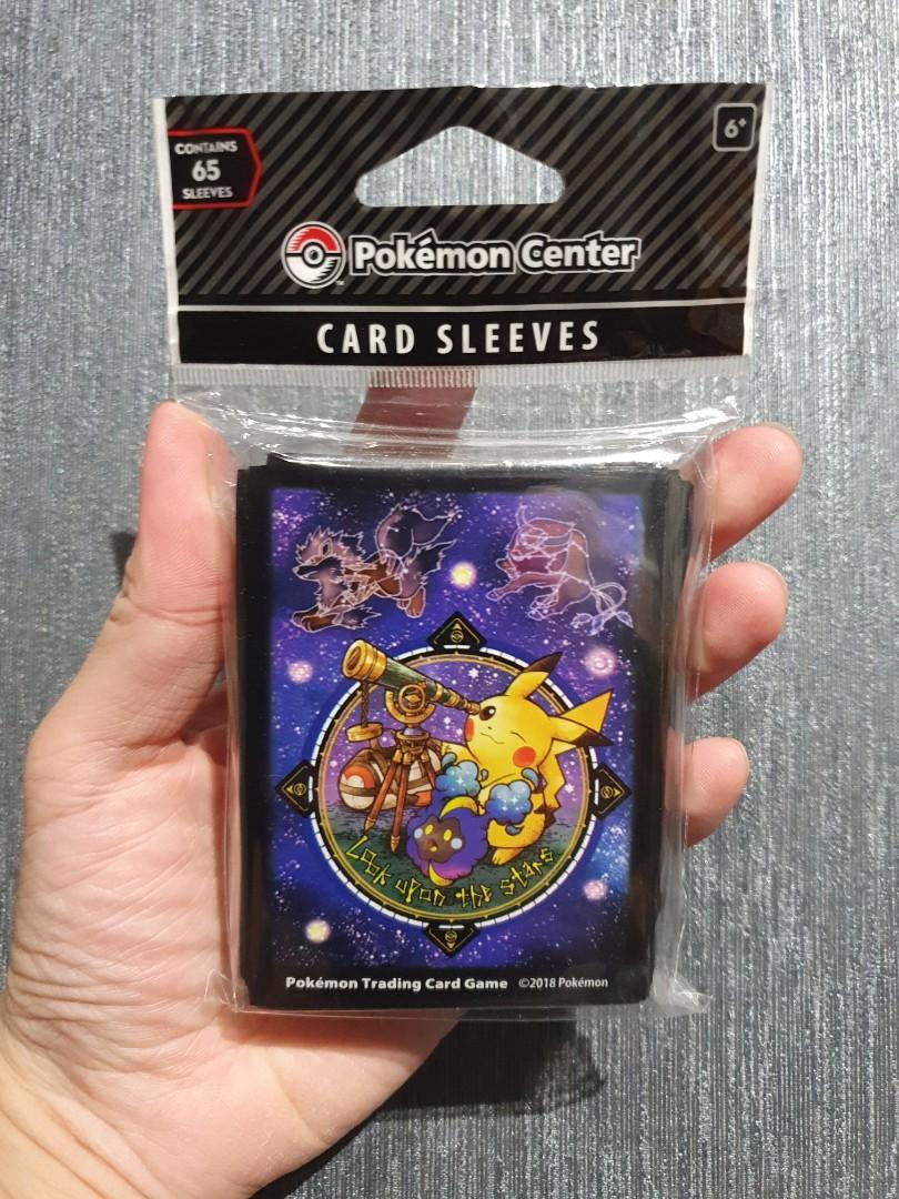Pokemon Tcg Card 18 Pikachu Look Upon The Stars Deck Sleeves 65 Pieces Hobbies Toys Toys Games On Carousell