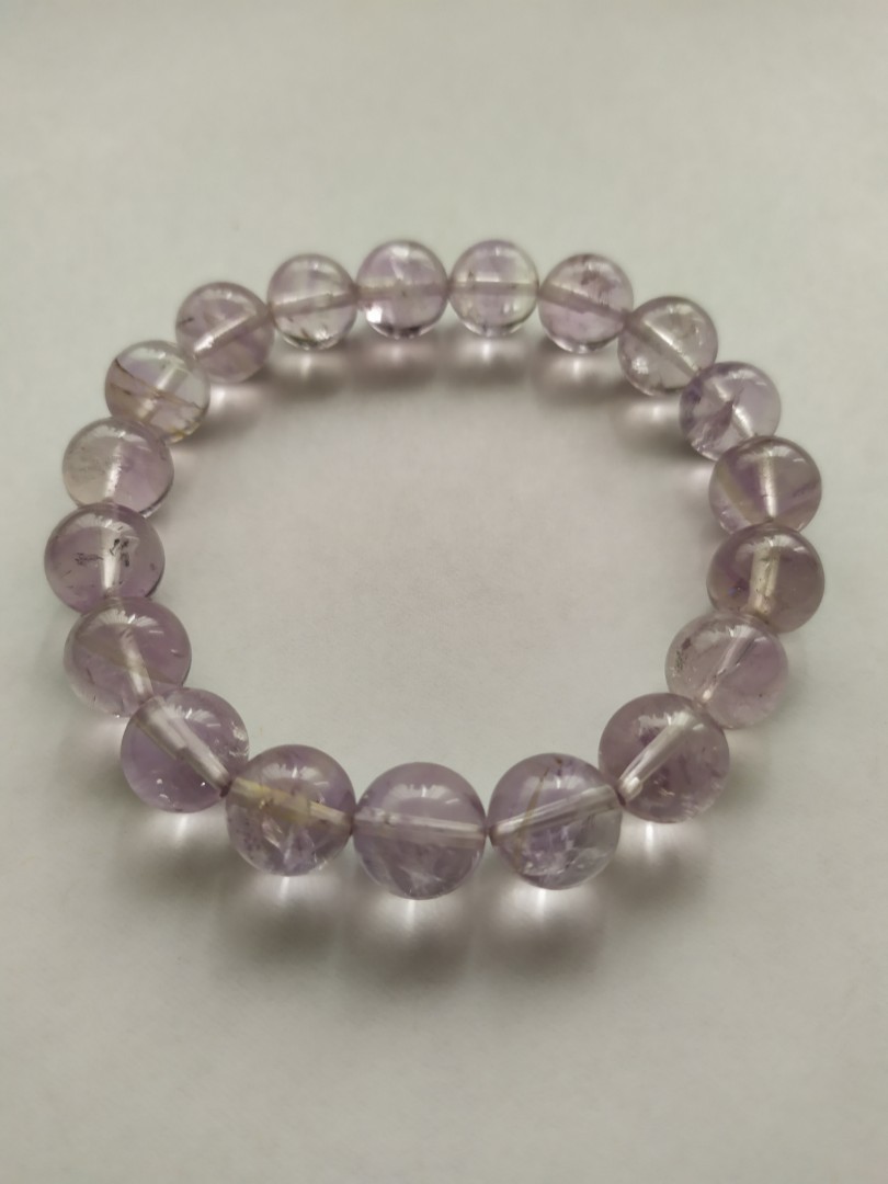 Purple Azeztulite, Women's Fashion, Jewelry & Organisers, Bracelets on ...