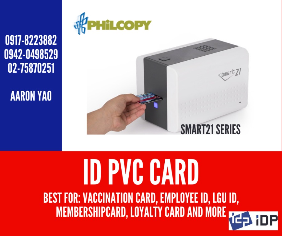 PVC id card printer maker machine, Computers & Tech, Office & Business ...
