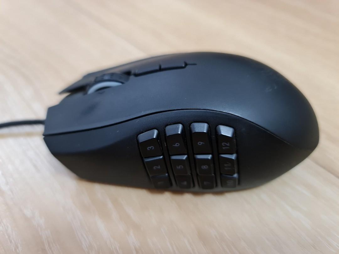 Razer Naga Wired MMO Ergonomic Gaming Mouse With 19 Buttons, Computers ...