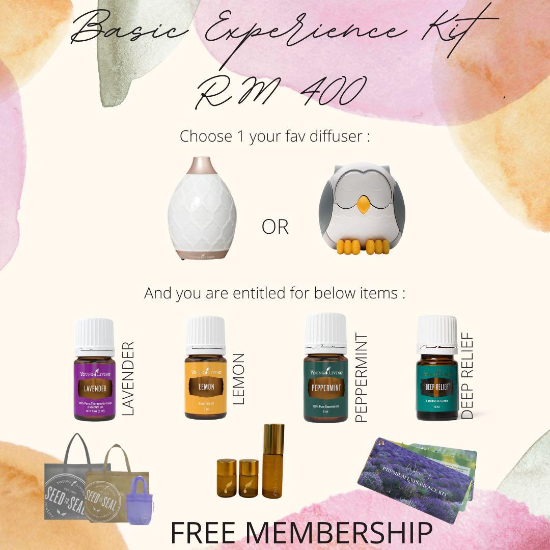 READYSTOCK Young living free membership set, Furniture & Home Living