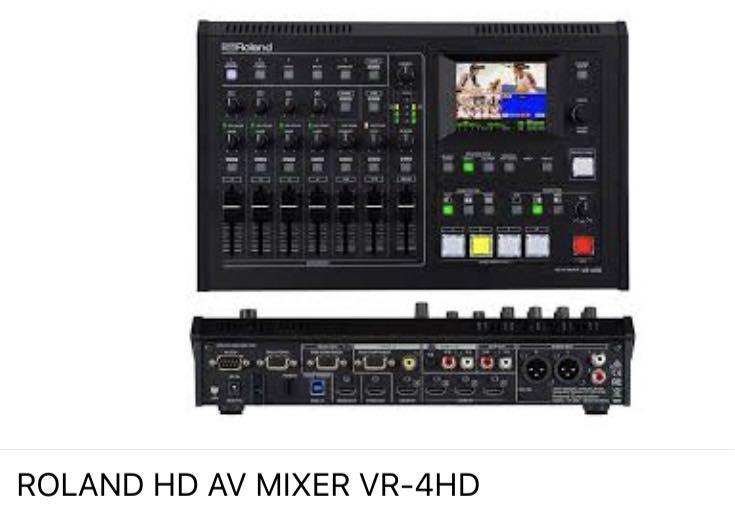 Roland HD AV MIXER VR-4HD, 音響器材, 其他音響配件及設備- Carousell