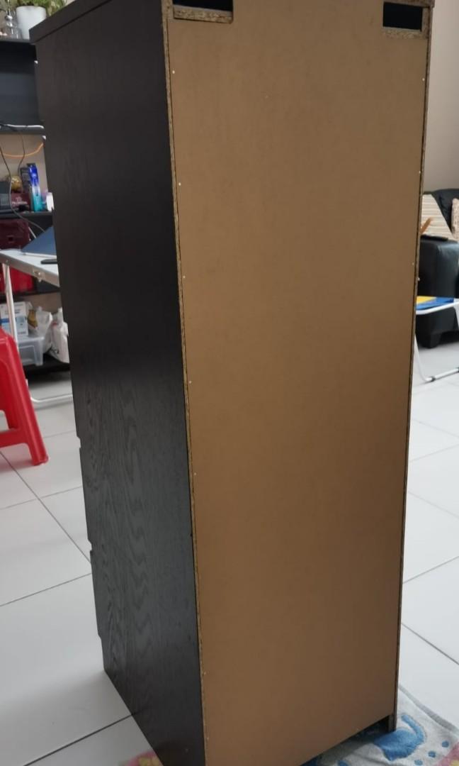 Selling IKEA Malm Chest of 6 Drawers with Mirror, Furniture & Home