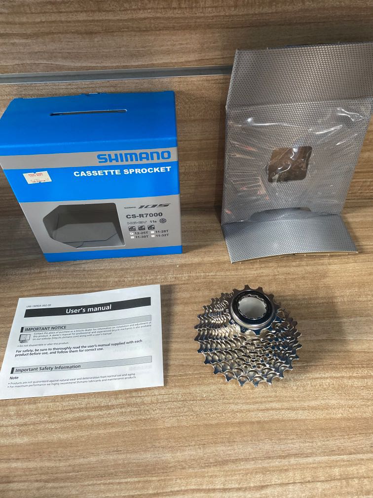 Shimano 105 R7000 Cassette Sprocket Sports Equipment Bicycles Parts Parts Accessories On Carousell
