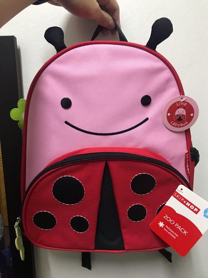 skip hop backpack ladybug