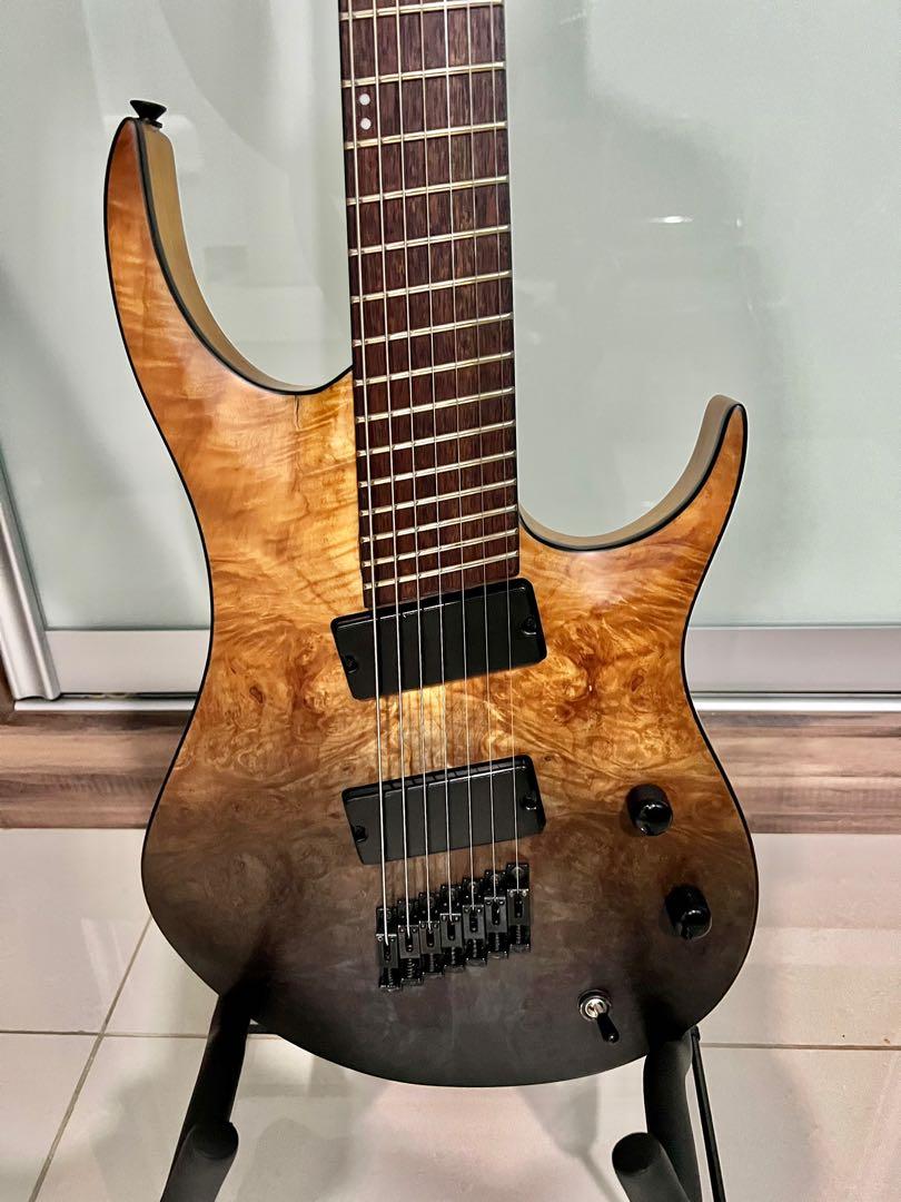Ocean Fade SubZero Generation Pro Fanned Fret 7-String Guitar