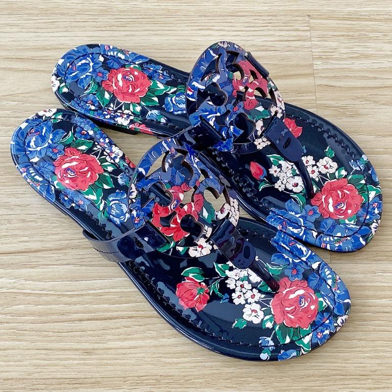 Navy blue tory burch miller 2025 sandals