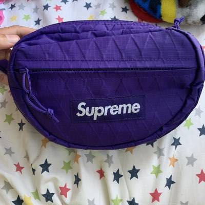 supreme purple fanny pack