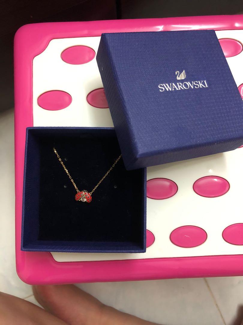 Swarovski cheap ladybird necklace