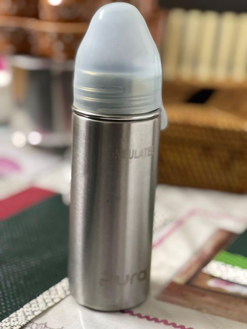 240ml Baby Bottle Thermos Stainless Steel Feeding Bottle 3-in-1 Nursing  Bottle Nipple Insulation Cup Vacuum Flask Milk Bottle