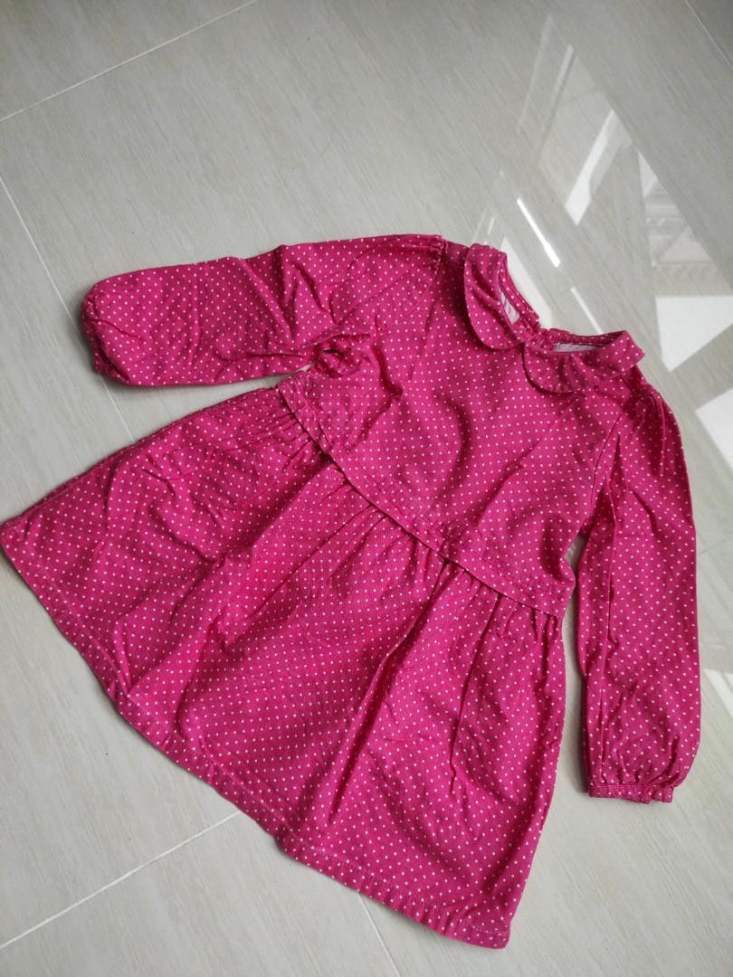 BNWT Baby girls 3 piece outfit clothes Dress leggings and bolero  pink or navy
