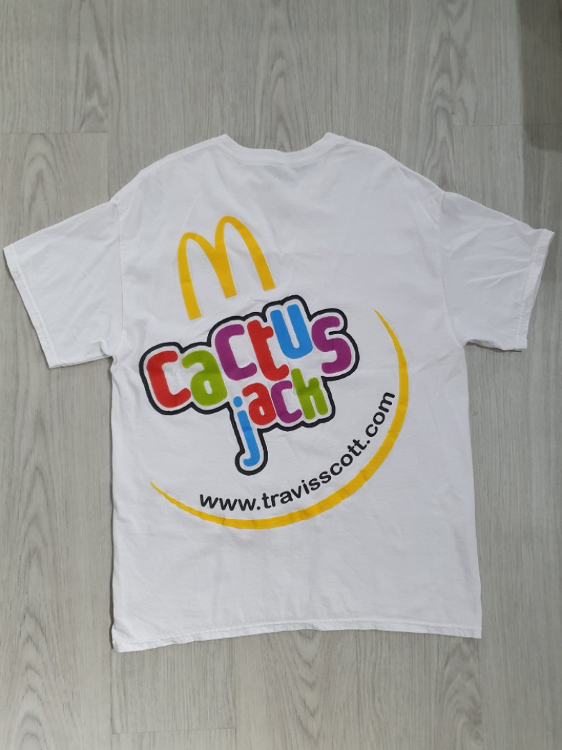 travis scott x mcdonald's cj smile hoodie brown