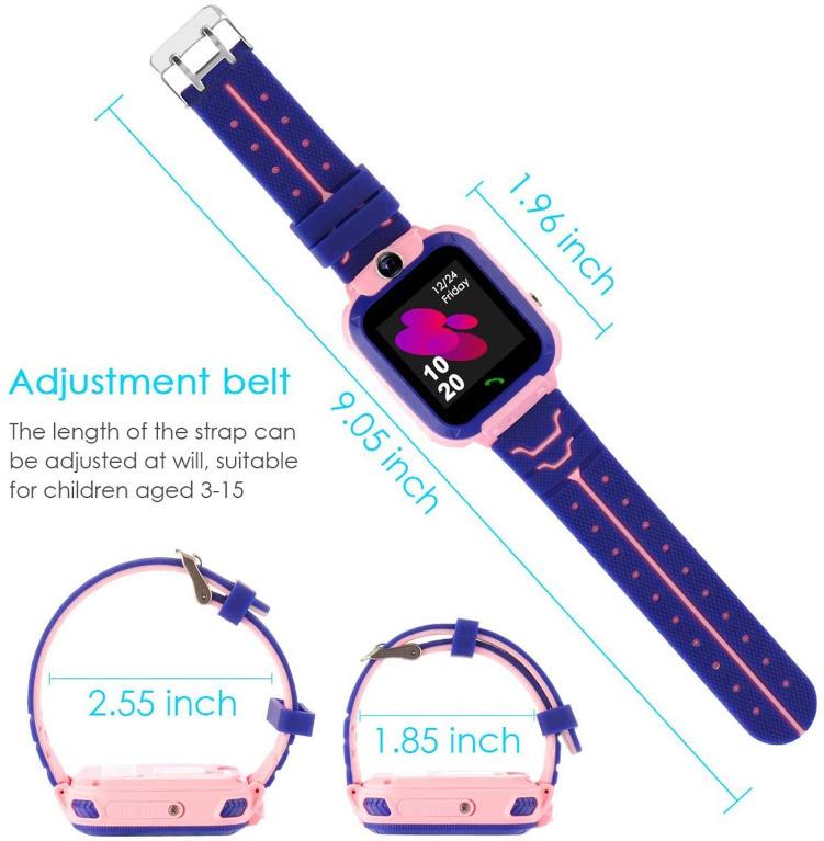 Upgrade Kids Smart Watch GPS Tracker IP67 Waterproof Touch Screen Phone Smartwatch with SIM Slot Anti