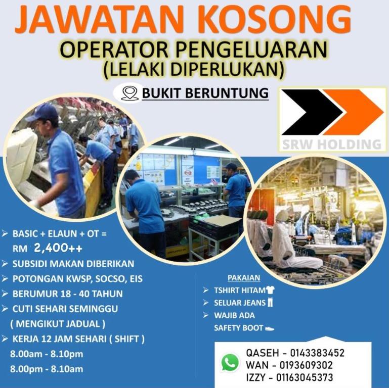 Vacancy Selangor Area Jobs Full Time Others On Carousell