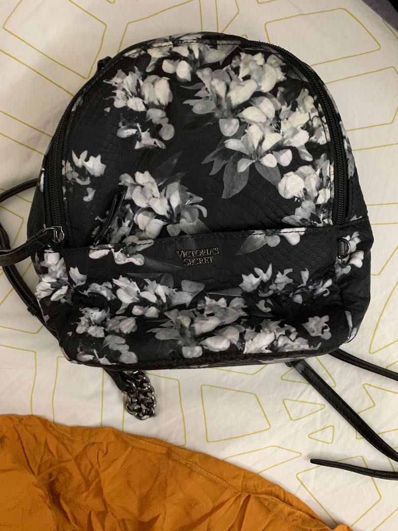 Victoria’s Secret Floral Backpack, Women's Fashion, Bags & Wallets