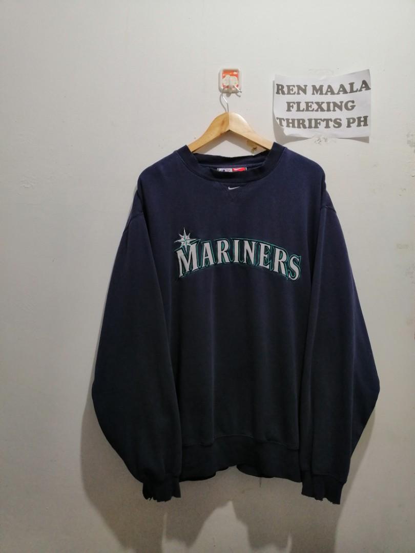 American Classic Vintage Seattle Mariners 1995 MLB Crewneck Sweatshirt. Tagged As A Large