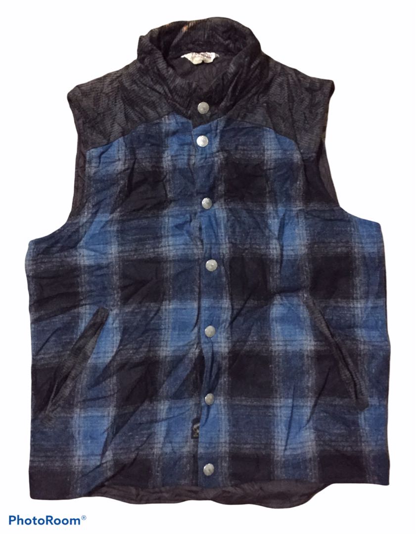 Vintage Penneys Towncraft shadow plaid vest, Men's Fashion, Tops & Sets