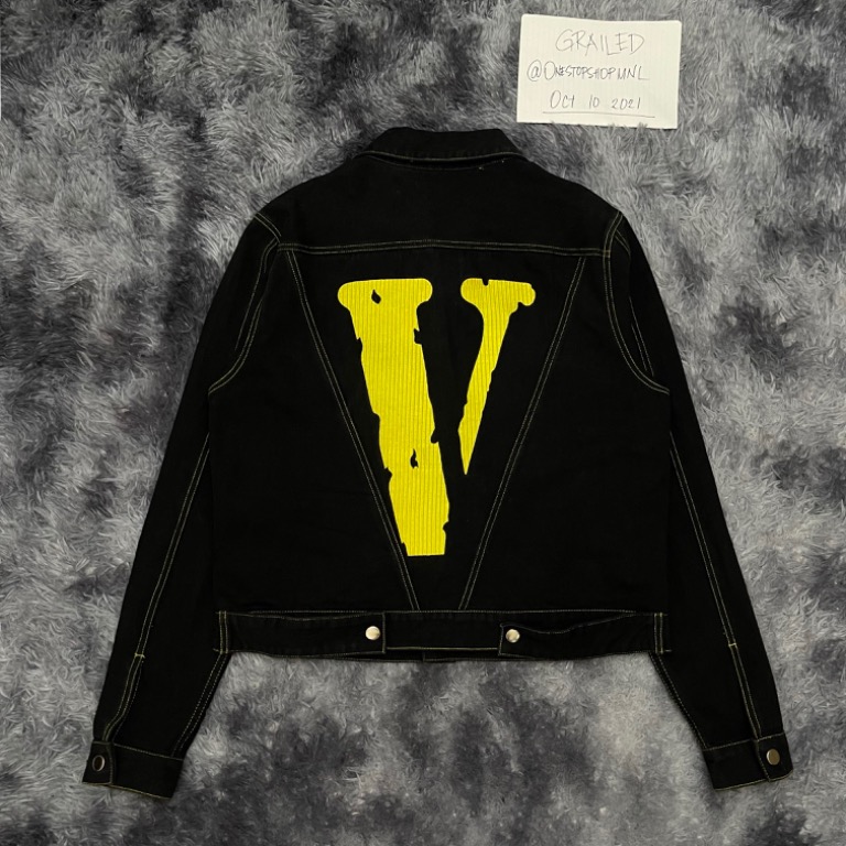 Vlone friends denim jacket hotsell