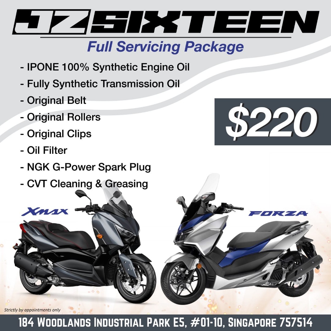 Yamaha Xmax Honda Forza Full Servicing Package Motorcycles Motorcycle Accessories On Carousell