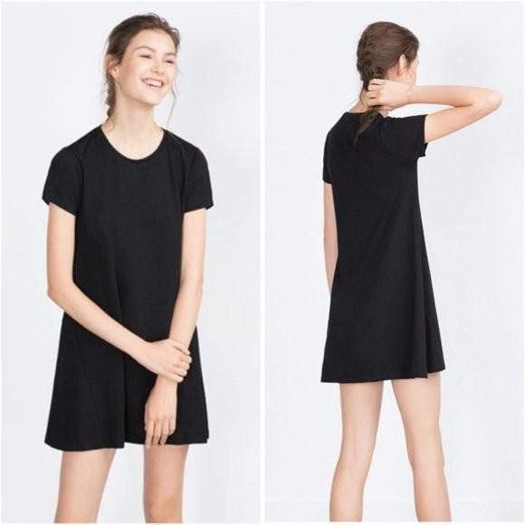 Zara trafaluc black hotsell dress