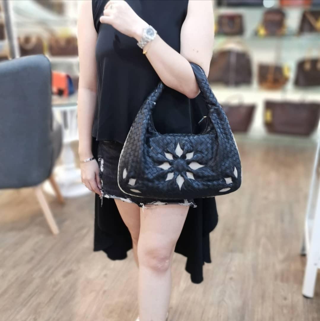 Flower discount hobo bag