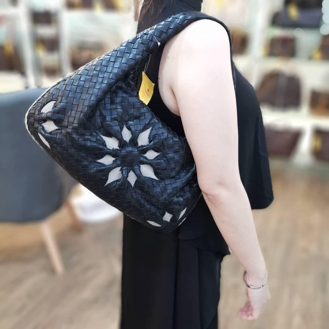 Authentic Louis Vuitton Flower Hobo Bag