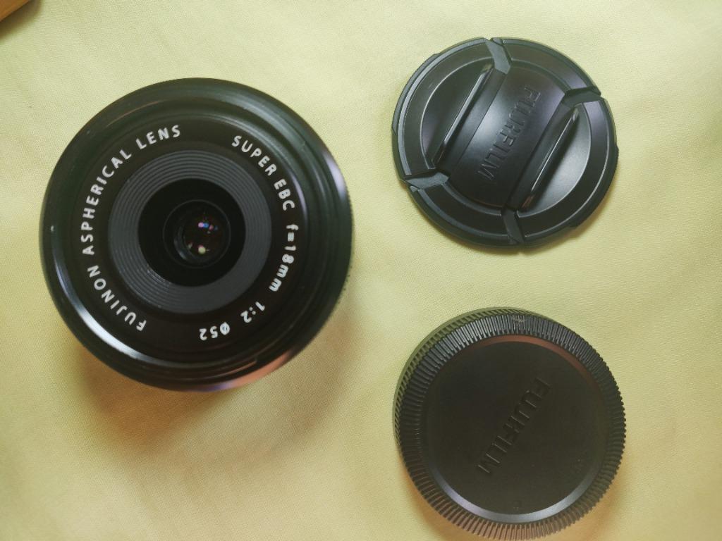 18mm F2 Fuji Prime Lens Fujifilm, Photography, Lens & Kits on Carousell