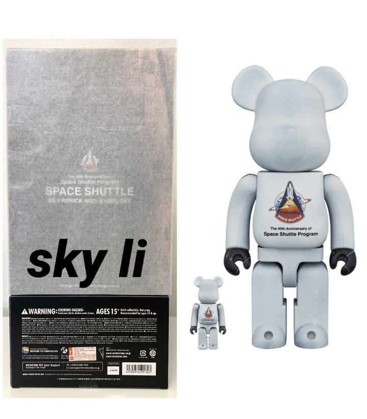 預訂21年9月】太空穿梭機SPACE SHUTTLE BE@RBRICK 100%+400%．1000