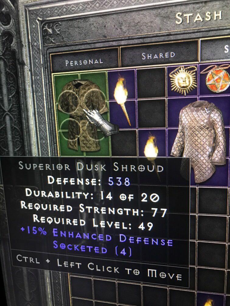 4os superior dusk shroud 15ed def 538, Video Gaming, Video Games, Others on Carousell