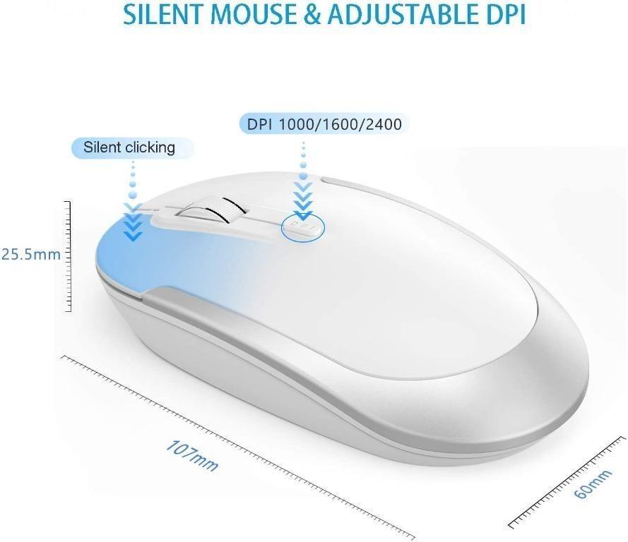 A24 Jelly comb Wireless Keyboard and Mouse Combo KS152, Computers