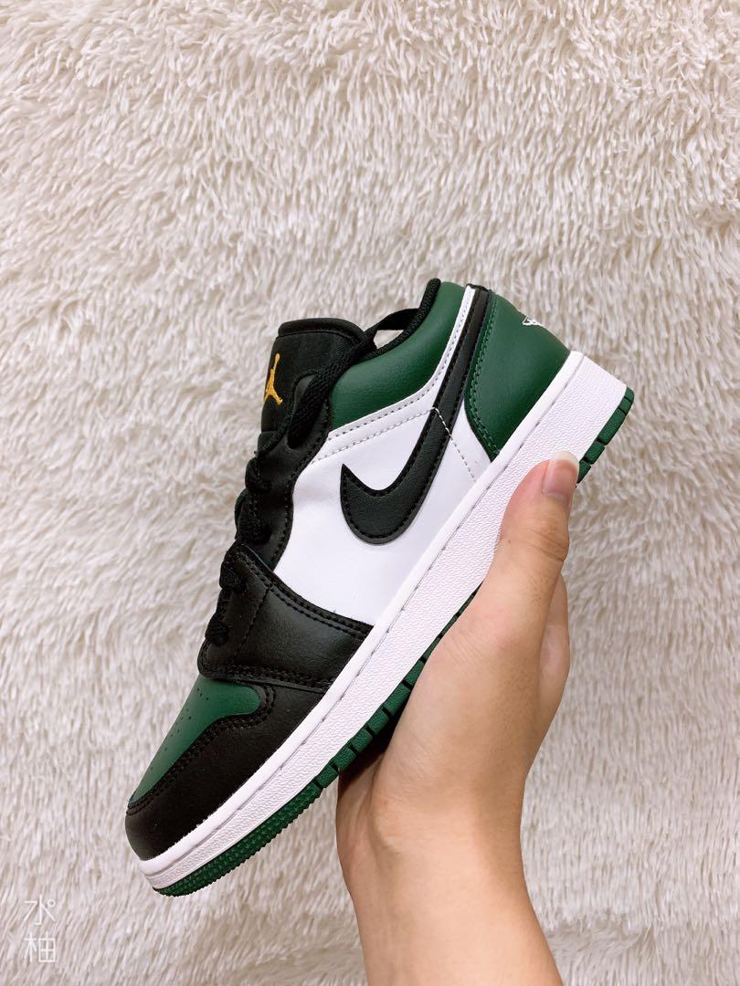 Air jordan 1 mid green toe gs deals