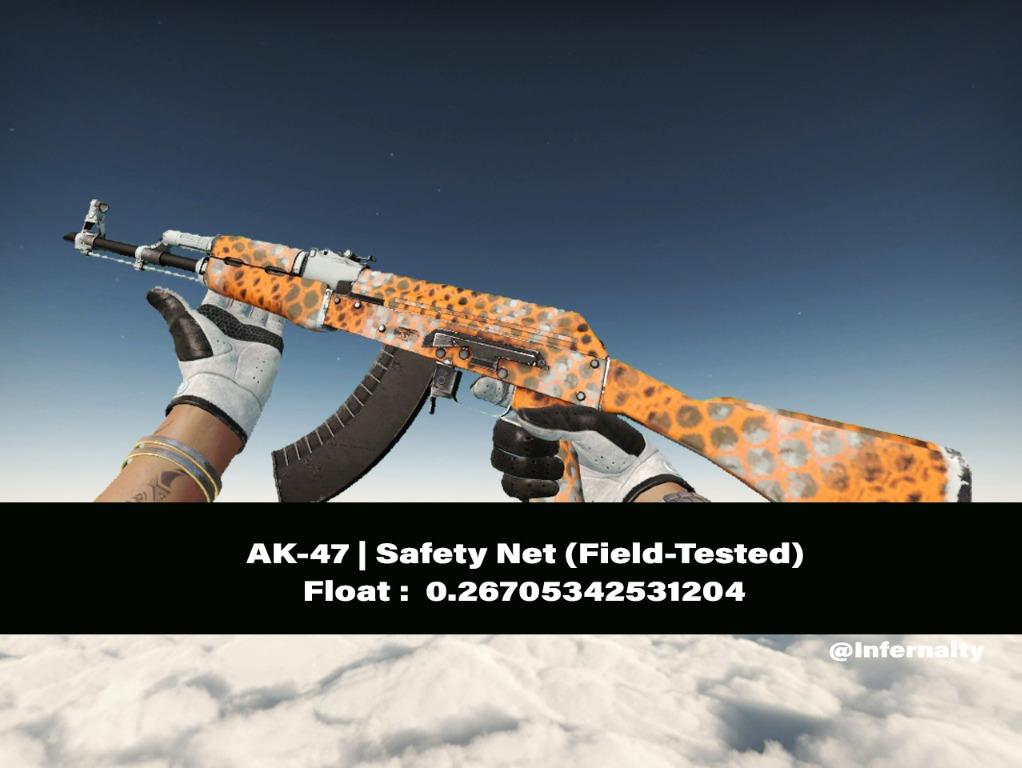 AK47 Safety Net FT CSGO SKINS KNIVESE, Video Gaming, Gaming