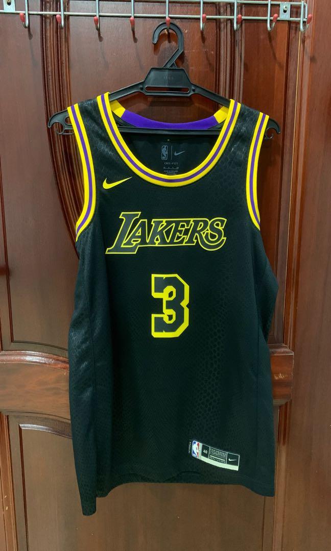 Nike NBA LA Lakers Davis #3 Swingman Jersey