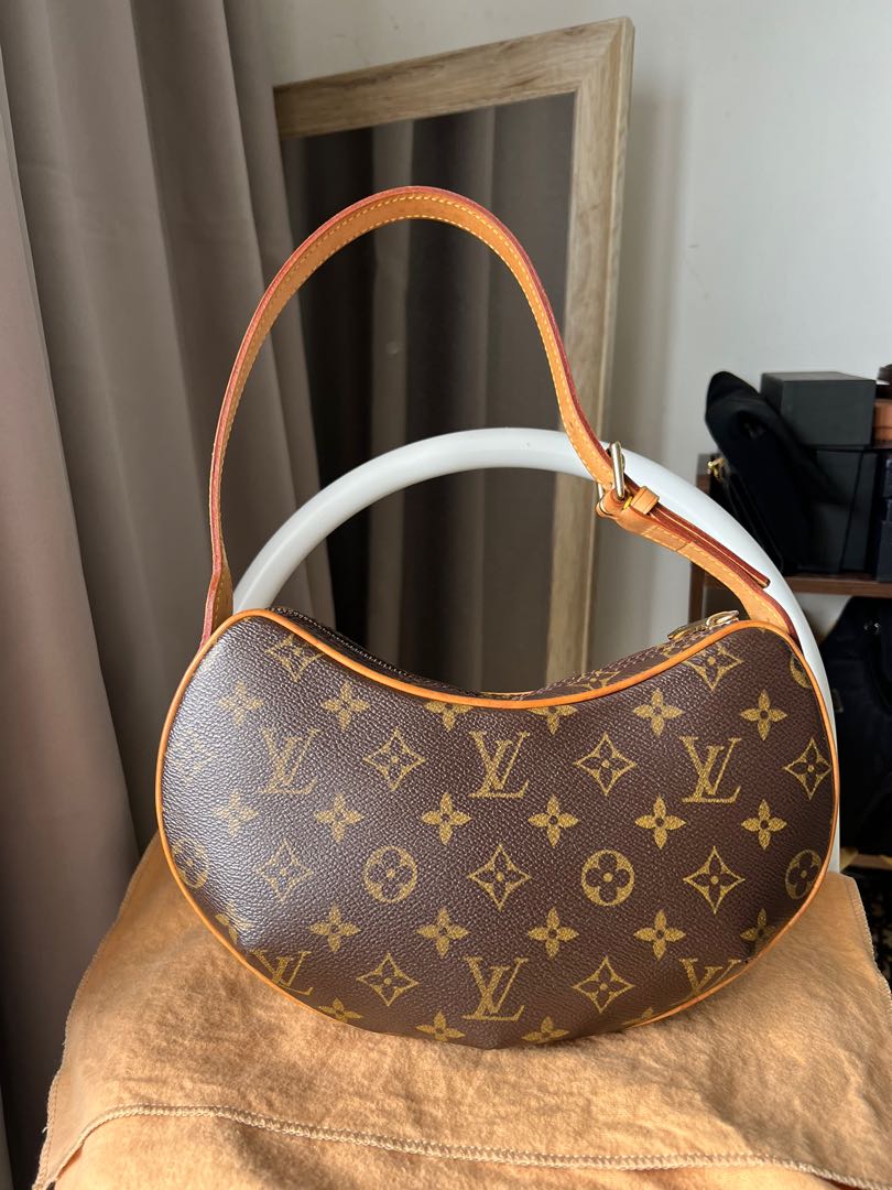 Louis Vuitton Croissant Monogram PM Brown in Coated Canvas with GOLDTONE   US