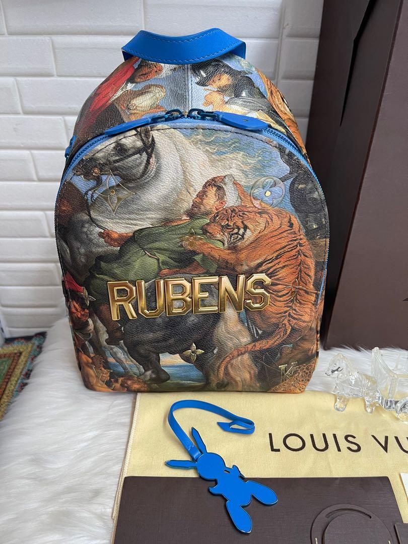 Palm Springs Backpack Limited Edition Jeff Koons Rubens Print Canvas PM