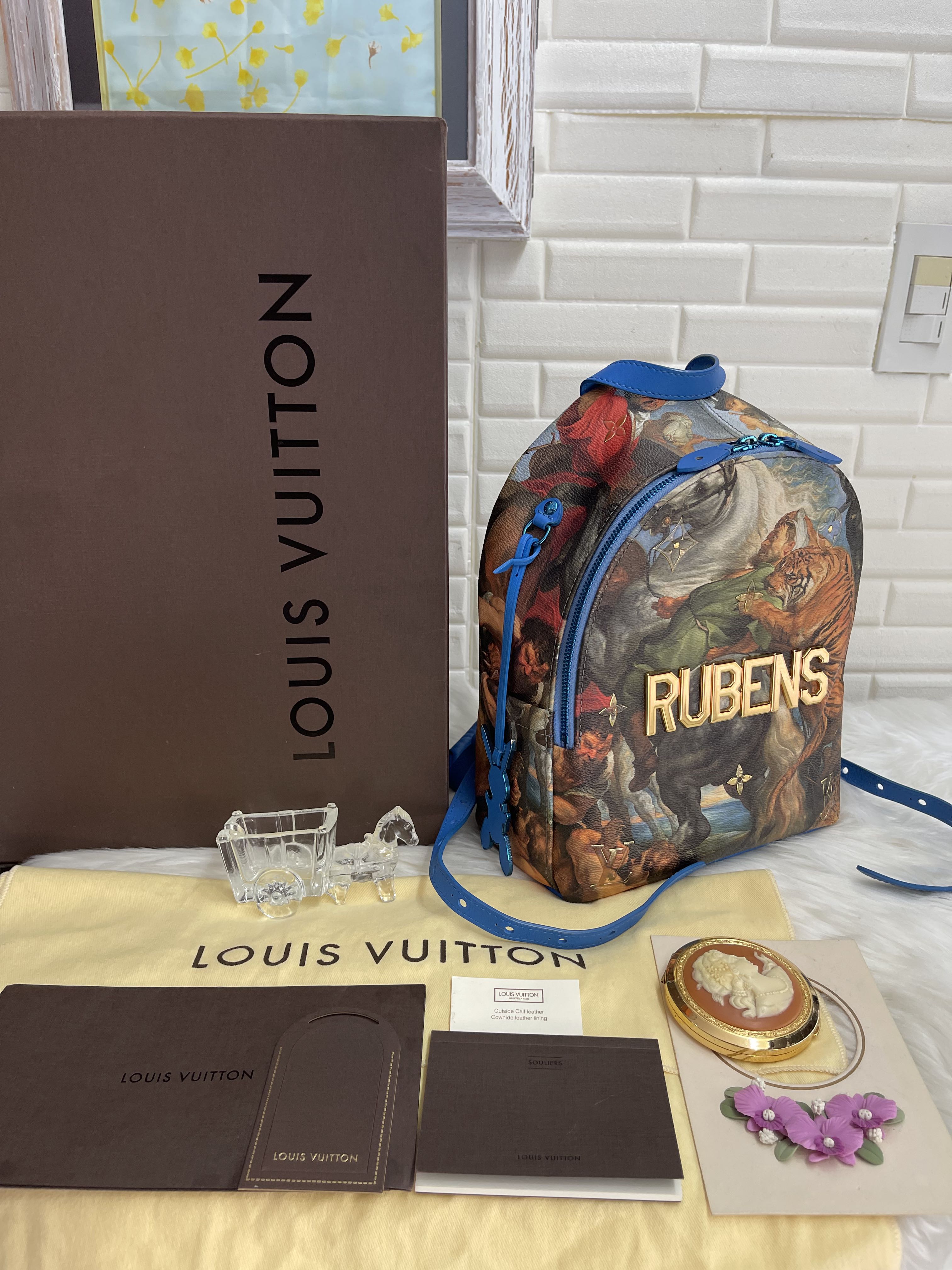 Authentic Louis Vuitton Master Jeff Koons Rubens Palm Spring Backpack In PM  Size, Luxury, Bags & Wallets on Carousell