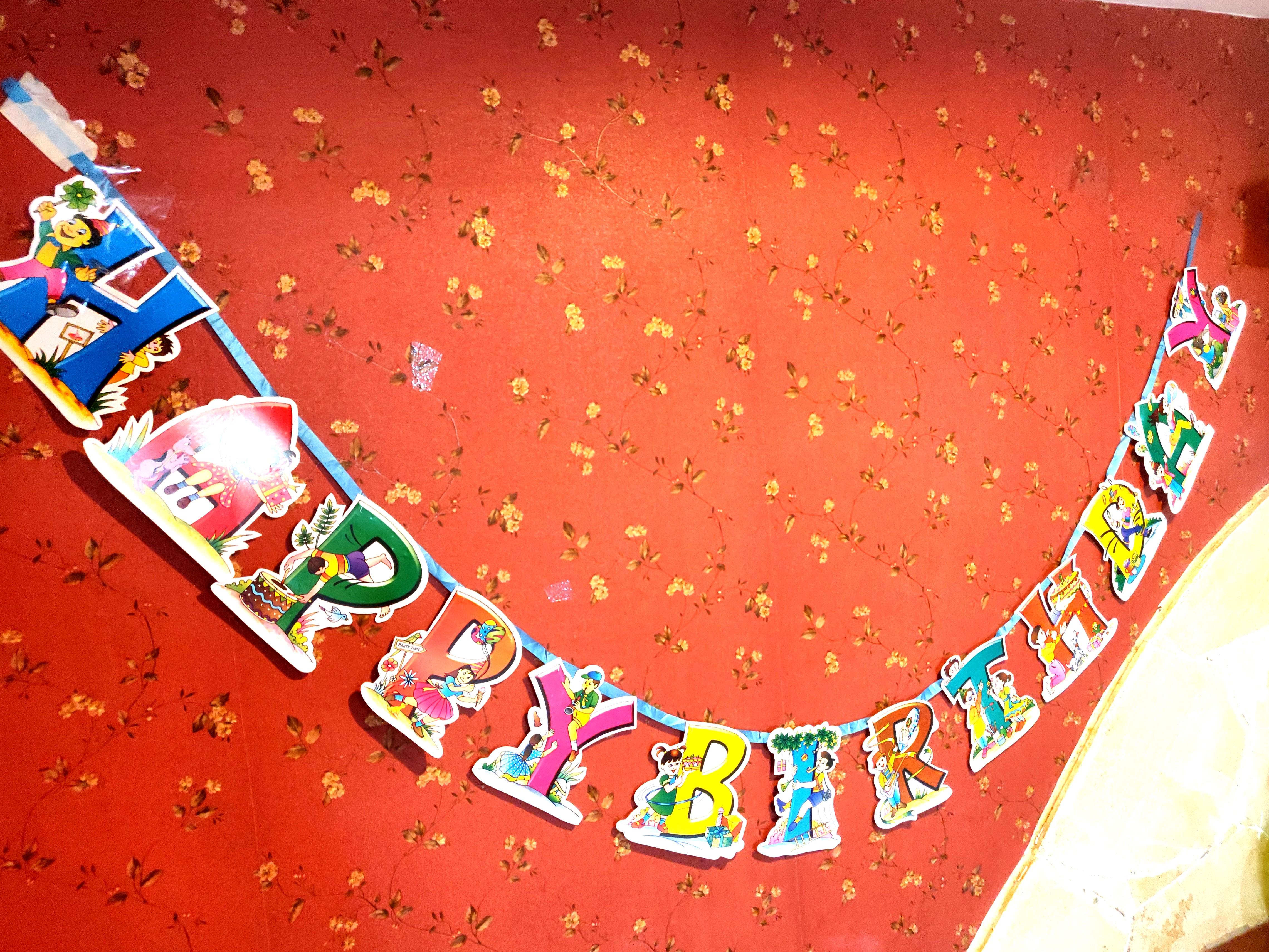 Birthday Party Props_Banner and other new items_ Move out Sale, Hobbies