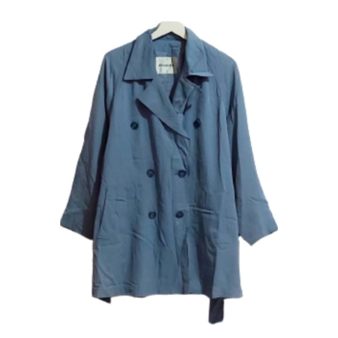 oversized leopard print denim jacket