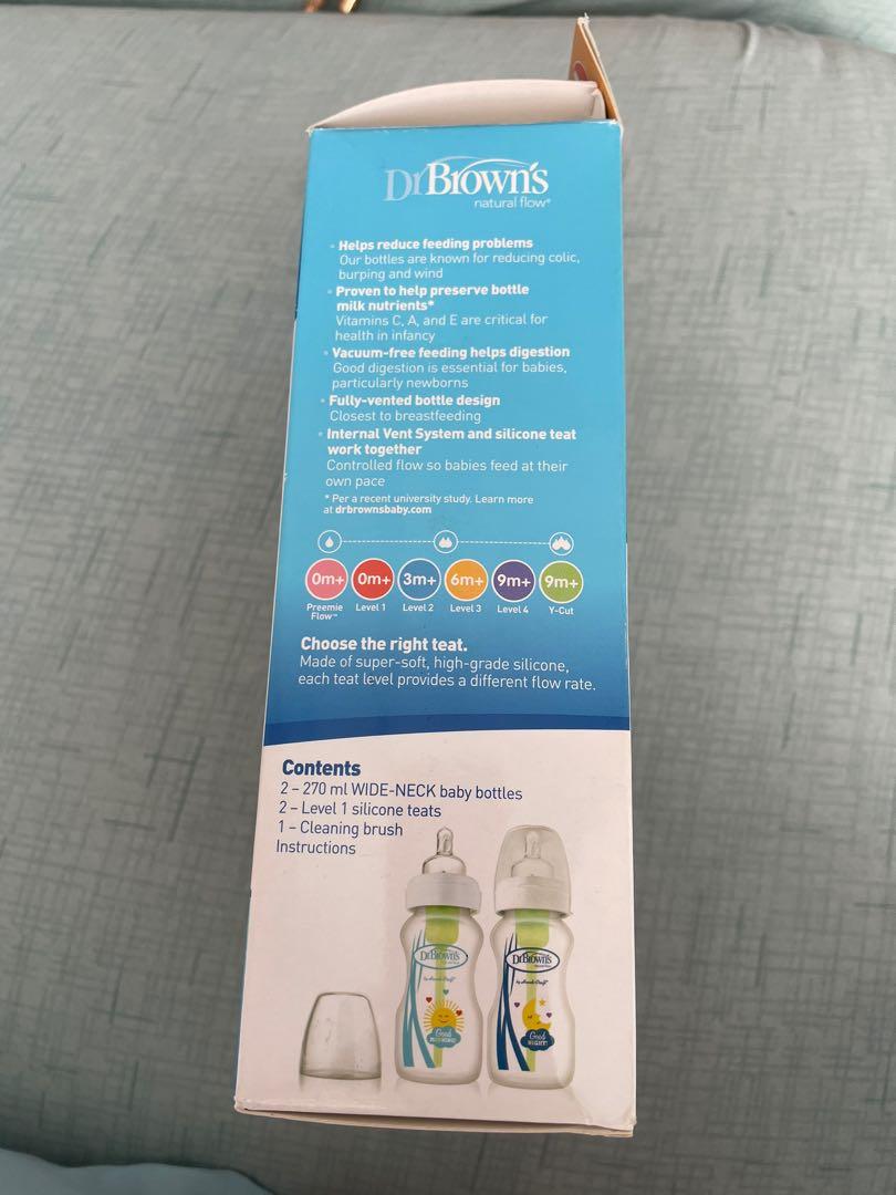 Breast feeding milk bottles Chu Chu & Dr Brown, Babies & Kids