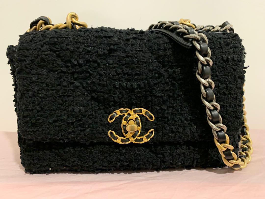 Chanel 19 tweed, Luxury, Bags & Wallets on Carousell