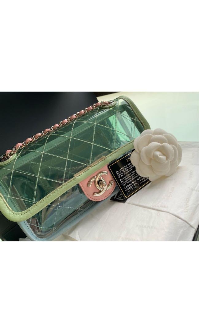 CHANEL PVC Coco Splash Multicolor Mini Flap Bag Dearluxe 45 OFF