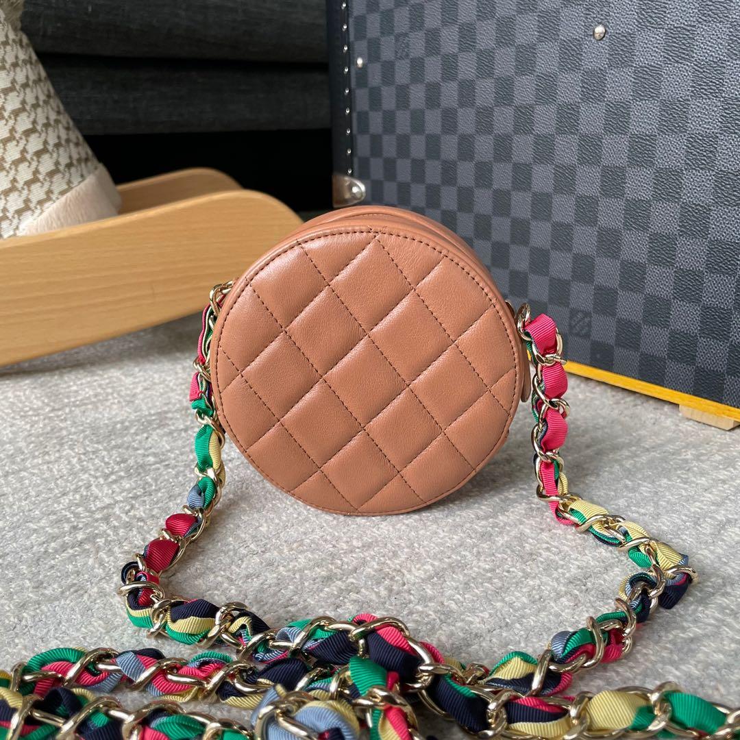 Chanel Round Sling, Luxury, Bags & Wallets on Carousell