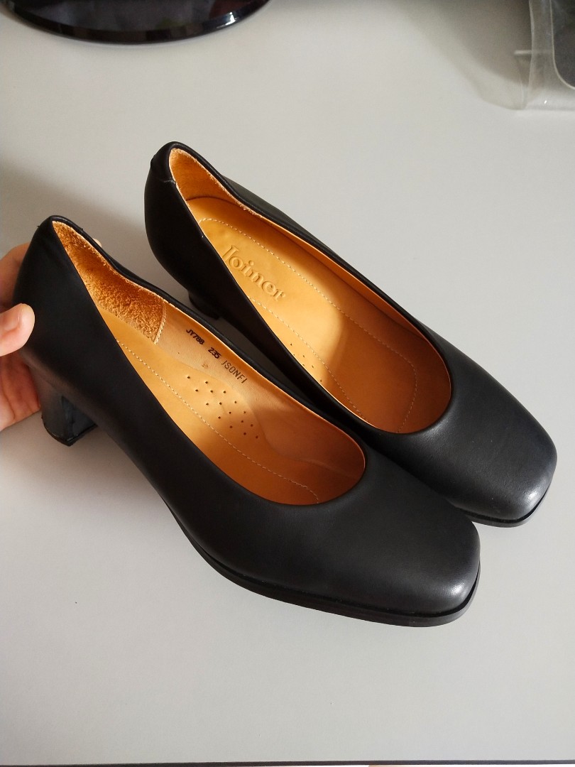 Comfortable and classy 2inch black heels, Women's Fashion, Footwear