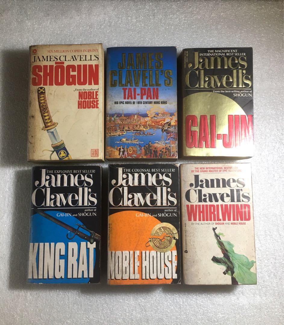 Clavell　Fiction　on　Toys,　Books　Non-Fiction　Magazines,　Asian　Hobbies　James　(Classics),　Saga　Complete　Carousell