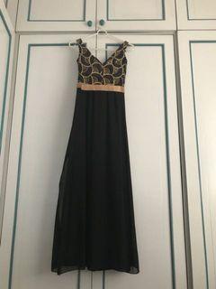 Custom made evening gown