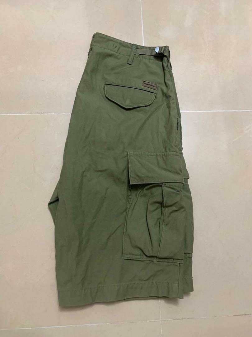 Descendant dwu cargo satin shorts wtaps neighborhood bdu, 男裝, 褲