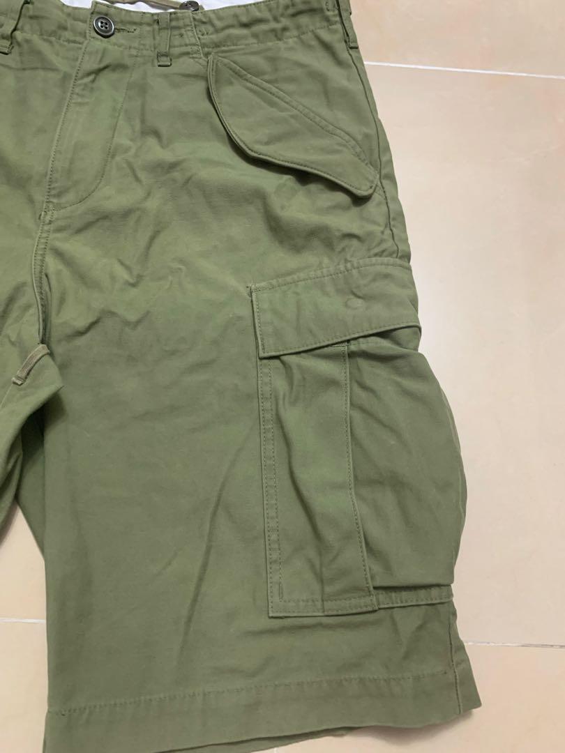 Descendant dwu cargo satin shorts wtaps neighborhood bdu, 男裝, 褲