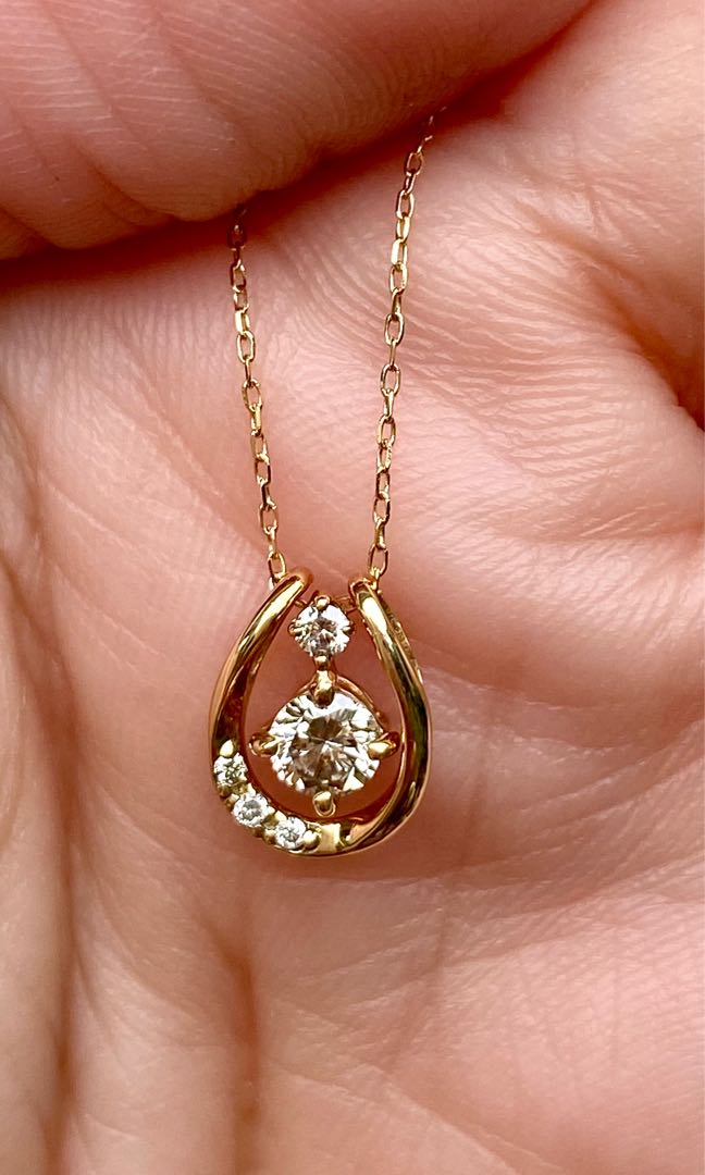 Diamond Necklace Japan, Women's Fashion, Jewelry & Organizers