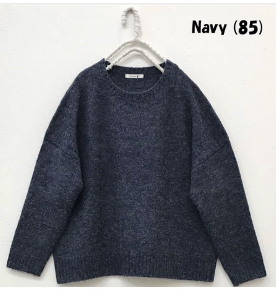 日本牌子Elbow Patch Attached Knitted Pullover, 女裝, 上衣, 襯衫