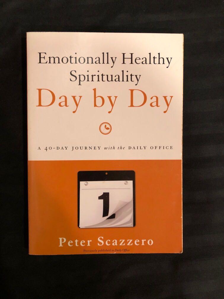 with　Religion　office)　the　Spiritually　journey　Peter　Scazzero,　Toys,　Emotionally　Magazines,　Books　Books　by　Carousell　Healthy　day　(40　daily　Hobbies　on